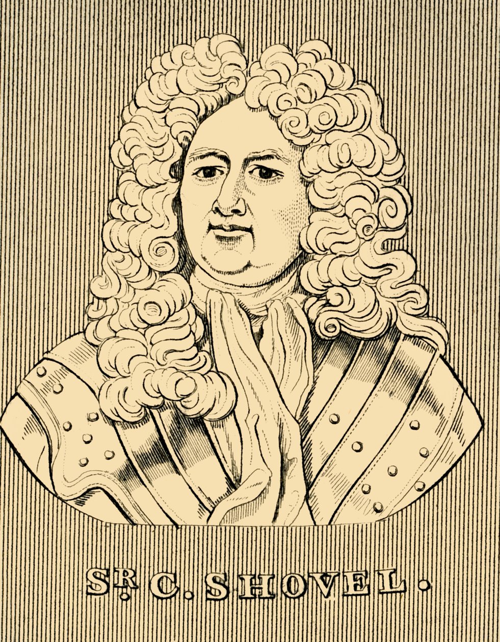 Sir C. Shovel, c1650-1707, 1830. av Unbekannt