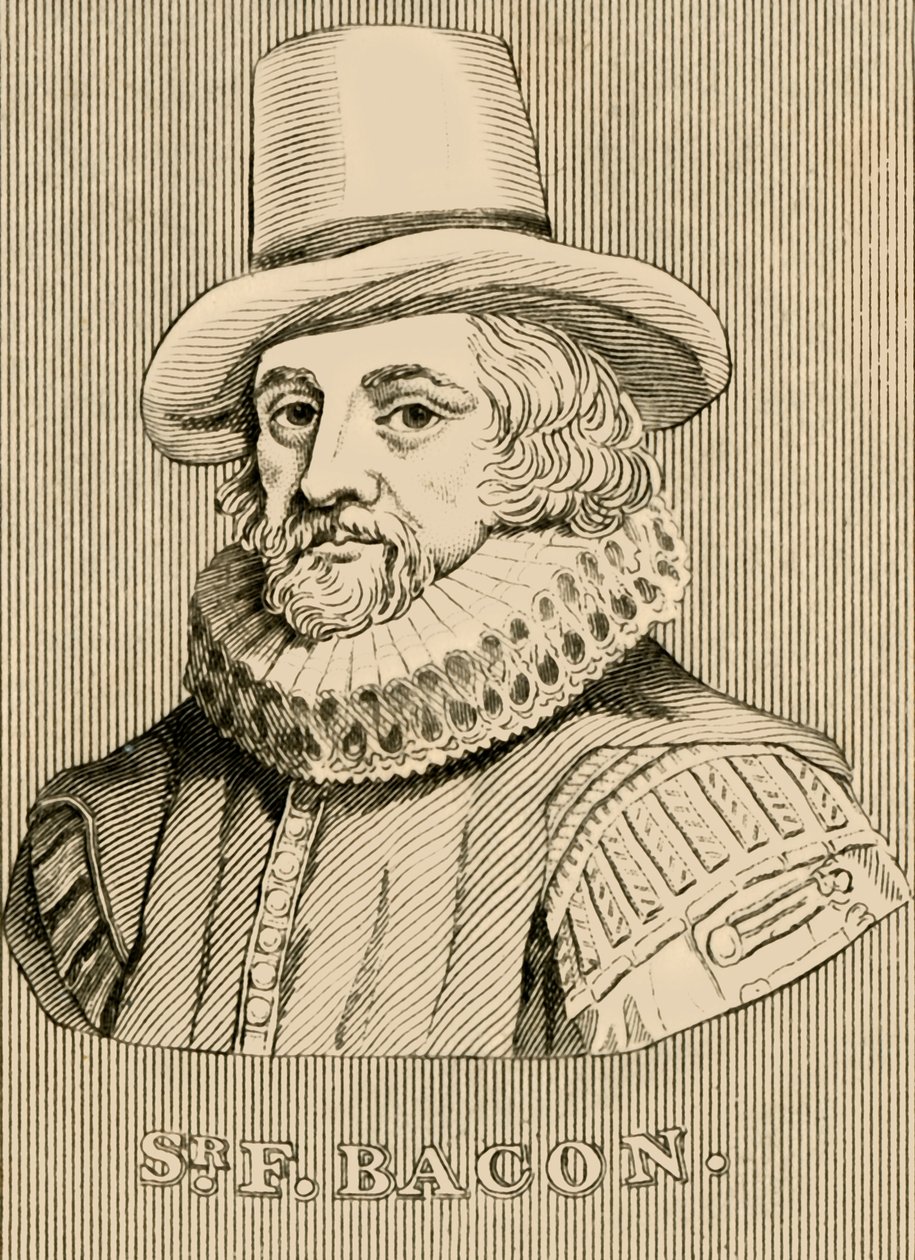 Sir Francis Bacon, 1561-1626, 1830. av Unbekannt