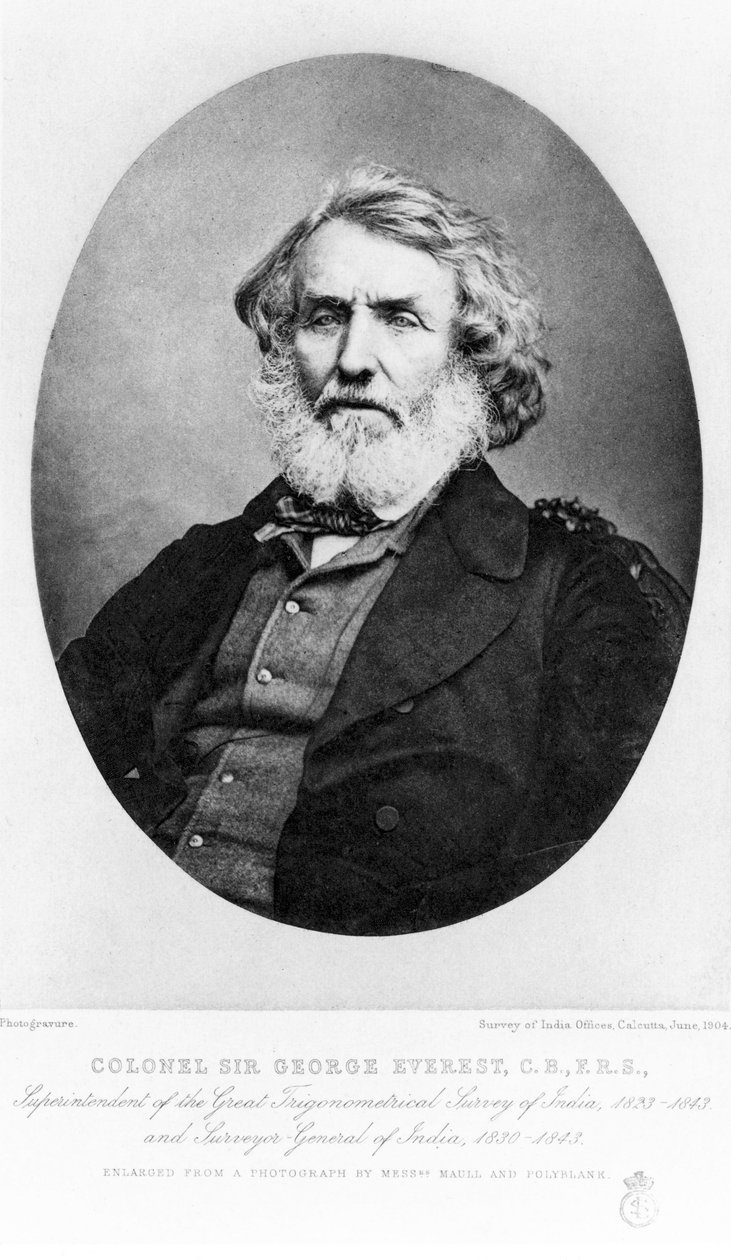 Sir George Everest, militæringeniør av Unbekannt