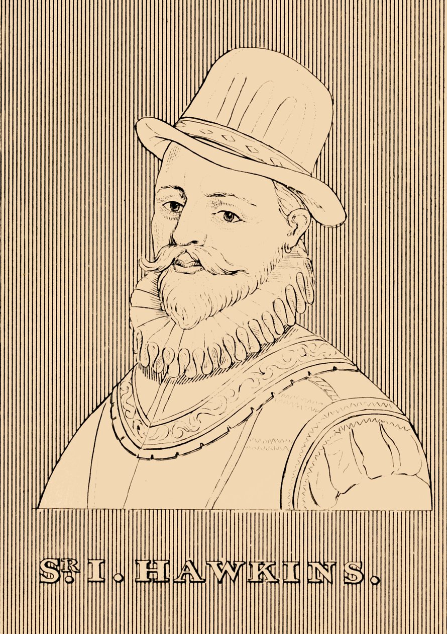 Sir I. Hawkins, 1532-1595, 1830. av Unbekannt