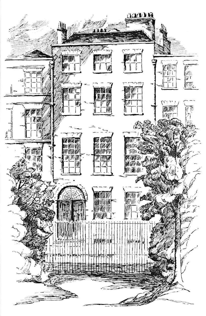 Sir Joshua Reynoldss hus, 1907 av Unbekannt