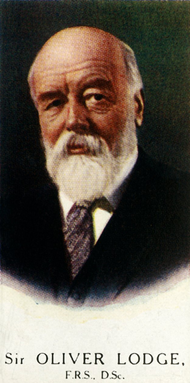 Sir Oliver Lodge, F.R.S., D.Sc., 1927. av Unbekannt