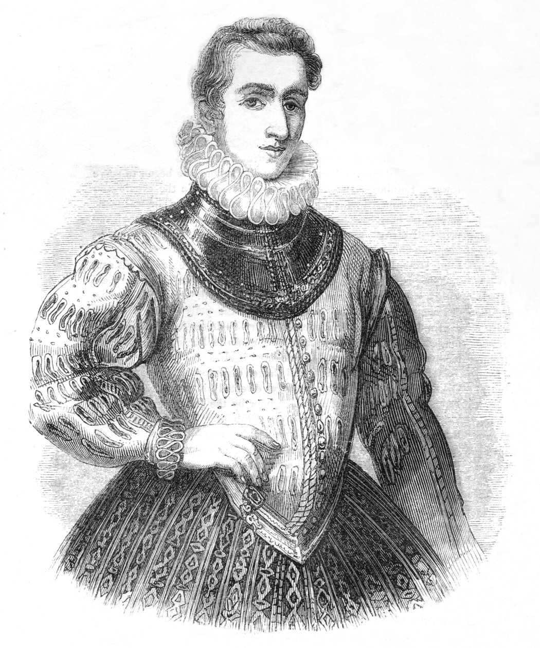 Sir Philip Sidney, 1845 av Unbekannt