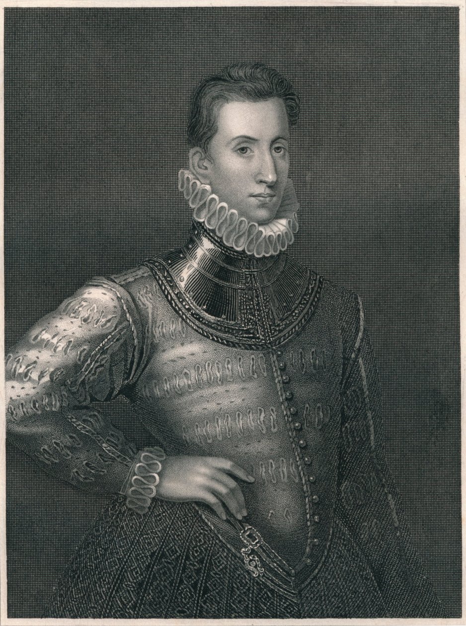 Sir Philip Sidney, c1576, tidlig på midten av 1800-tallet. av Unbekannt