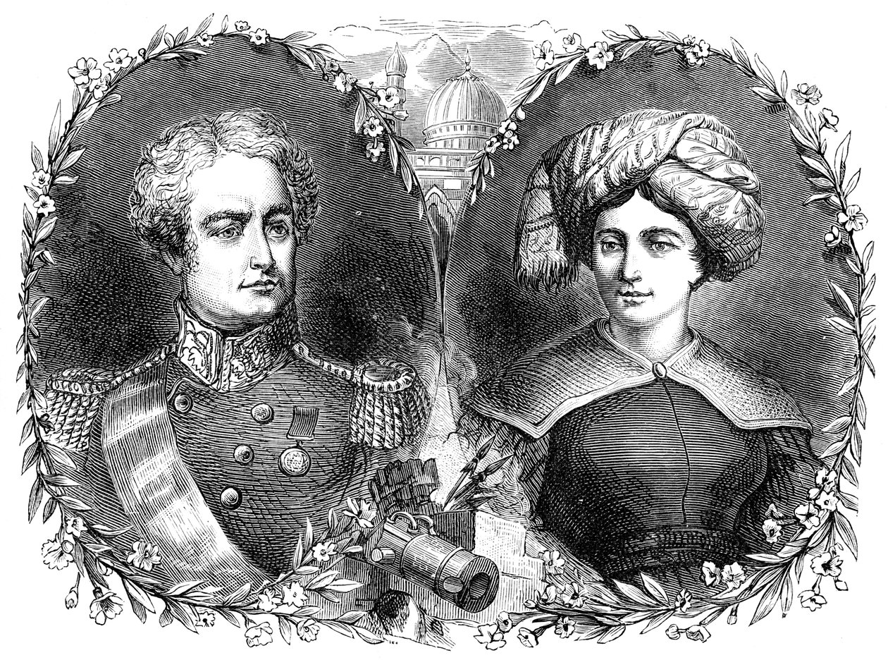 Sir Robert og Lady Sale, 1800-tallet av Unbekannt