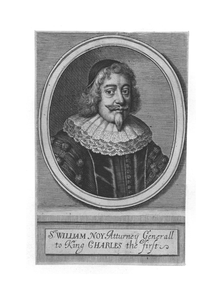 Sir William Noy. av Unbekannt