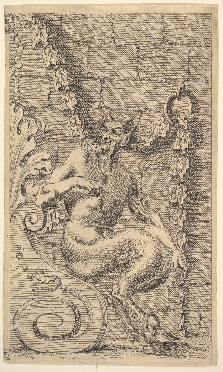 Sittende Satyrer, etter 1732. av Unbekannt