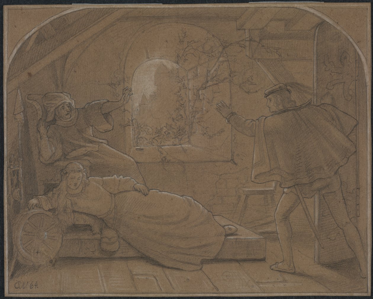 Tornerose Tornerose, 1864. av Unbekannt
