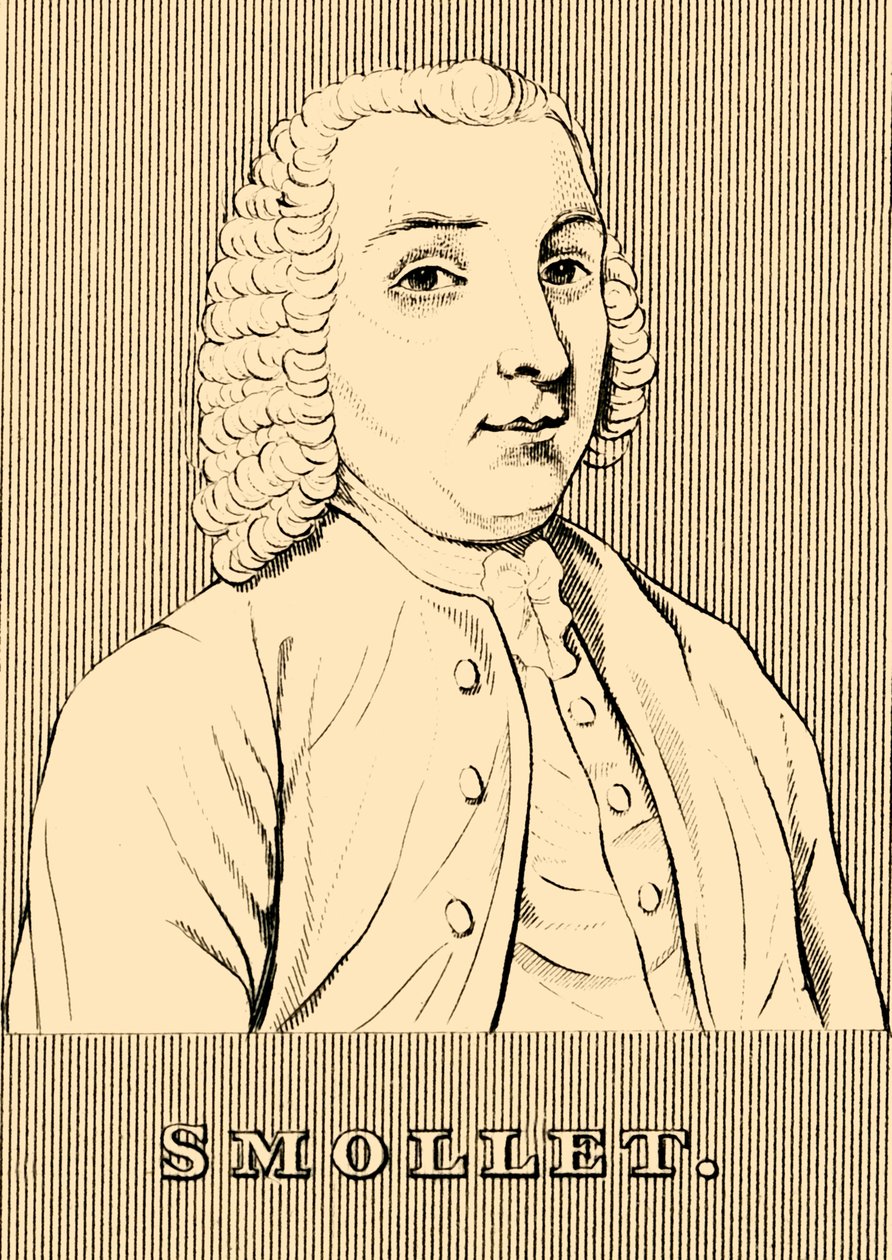 Smollet, 1721-1771, 1830. av Unbekannt