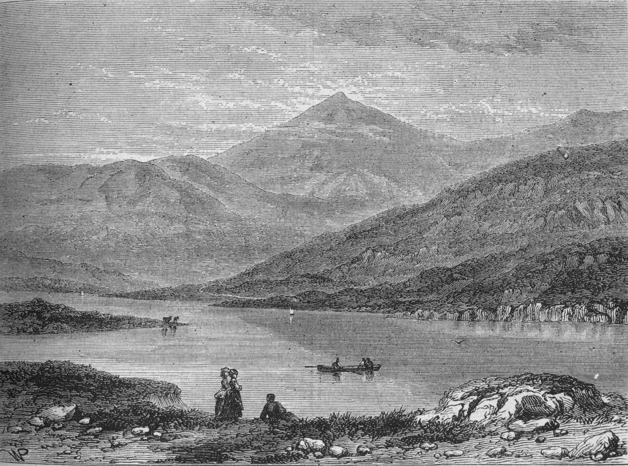 Snowdon, c1880 av Unbekannt
