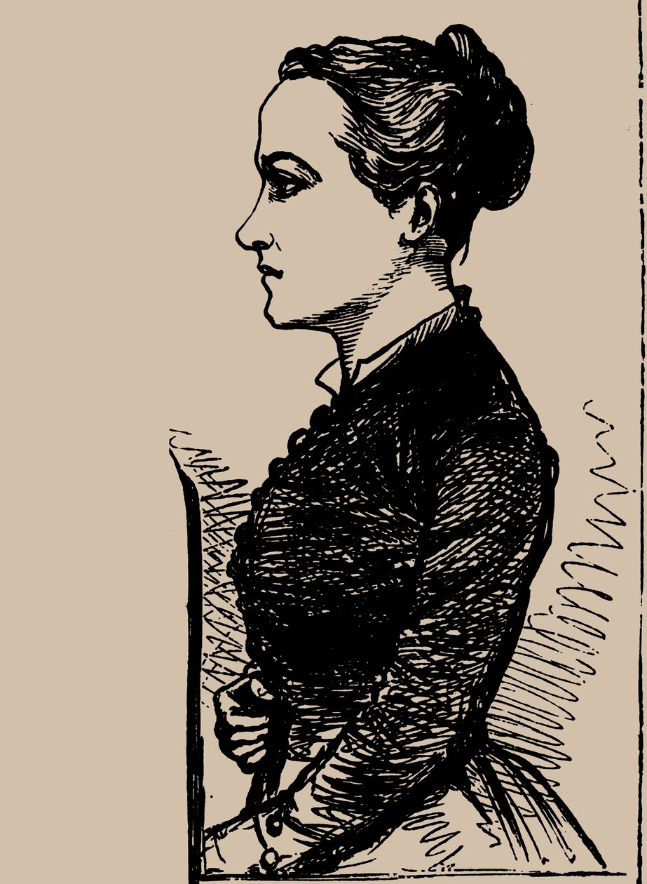 Sophia Perovskaya for domstolen, 1881. av Unbekannt