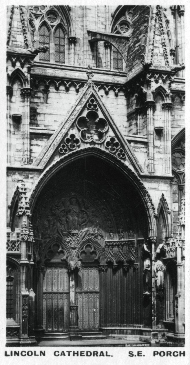 Sørøst veranda, Lincoln Cathedral, c1920-tallet av Unbekannt