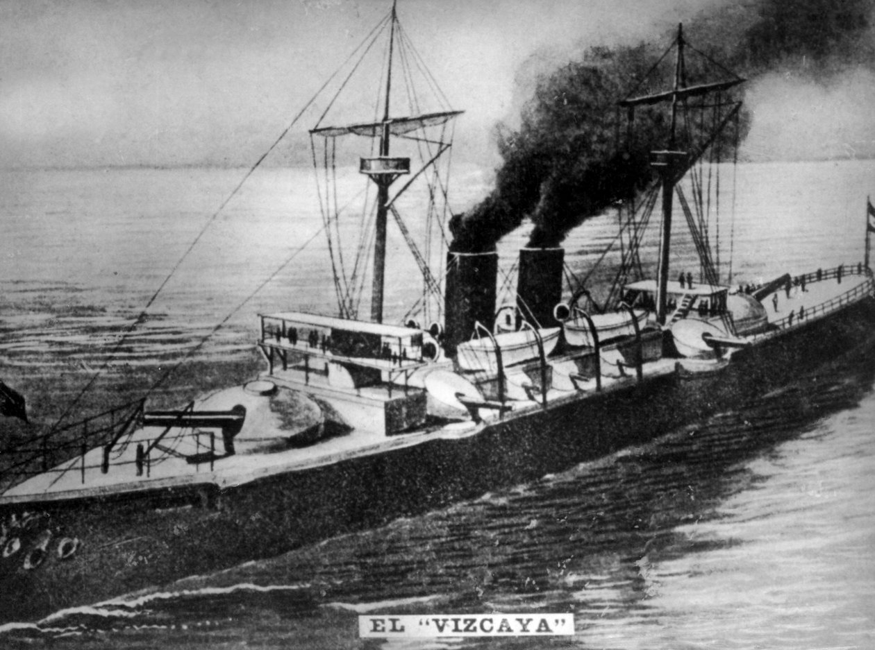 Spansk slagskip The Viscaya, 1898-, 1920-tallet av Unbekannt