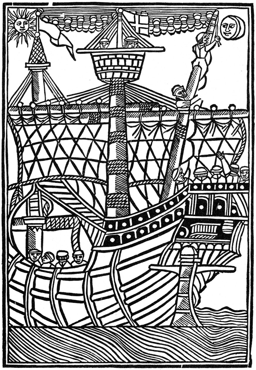 Spansk karavel, 1439 1964 av Unbekannt