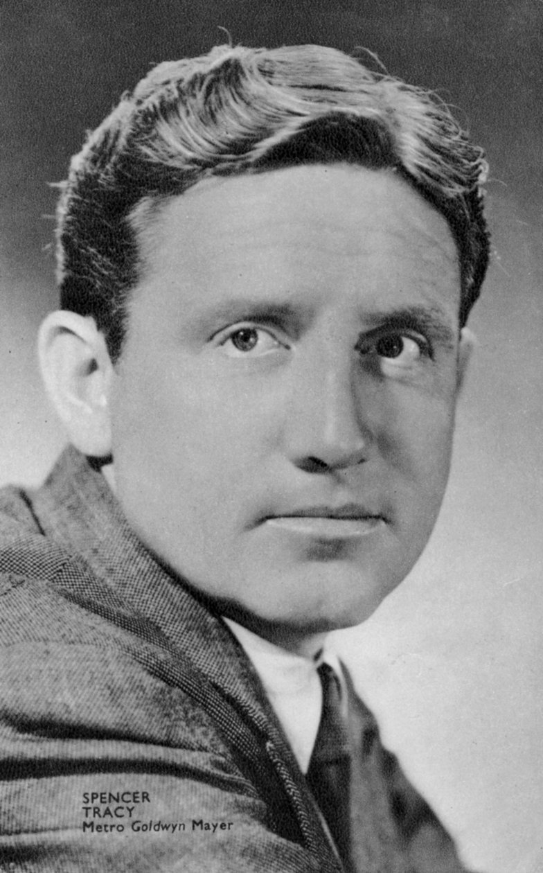 Spencer Tracy 1900-1967, amerikansk skuespiller, ca 1930-tallet av Unbekannt
