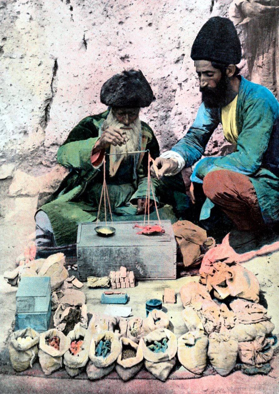 Krydderselger, Royal Palace, Teheran, c1890 av Unbekannt