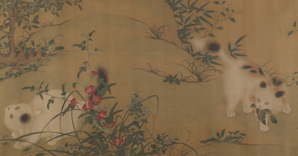Spring Play in a Tang Garden, 1700-tallet. av Unbekannt