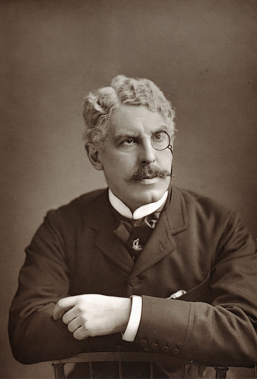 Squire Bancroft 1841–1926, engelsk teaterskuespillersjef, c1890 av Unbekannt