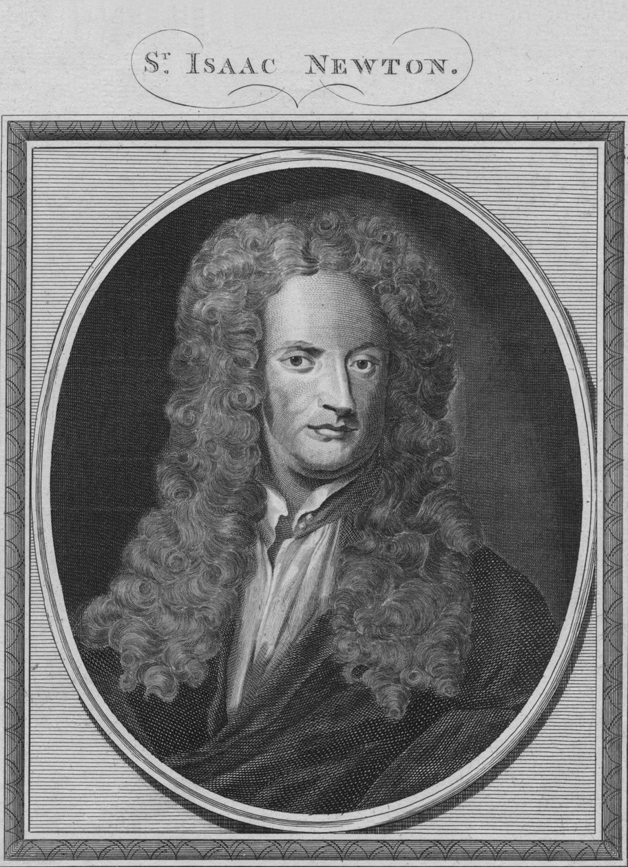 Mr. Isaac Newton, 1785. av Unbekannt