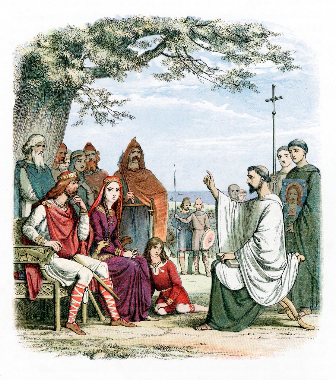St Augustine av Canterbury d604 av Unbekannt