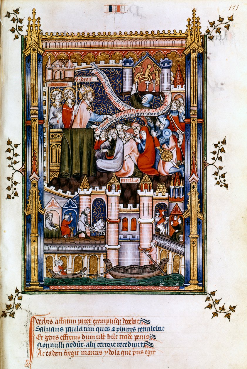St Denis forkynnelse, 1317 av Unbekannt