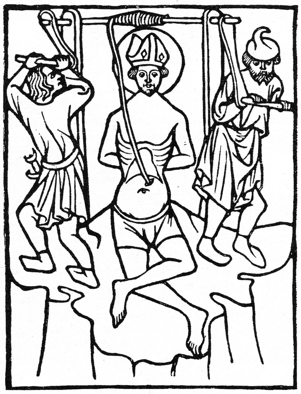 St Erasmus, c1400 1964. av Unbekannt