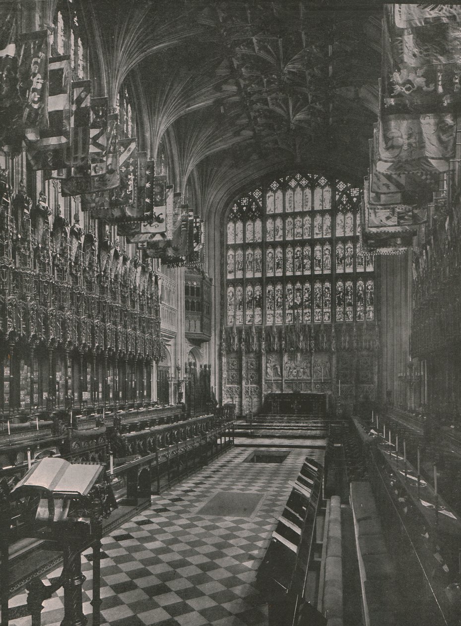 St Georges Chapel, Windsor, 1910. av Unbekannt