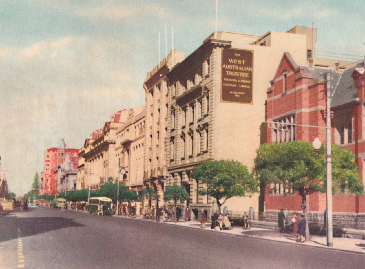St. Georges terrasse, c1947. av Unbekannt