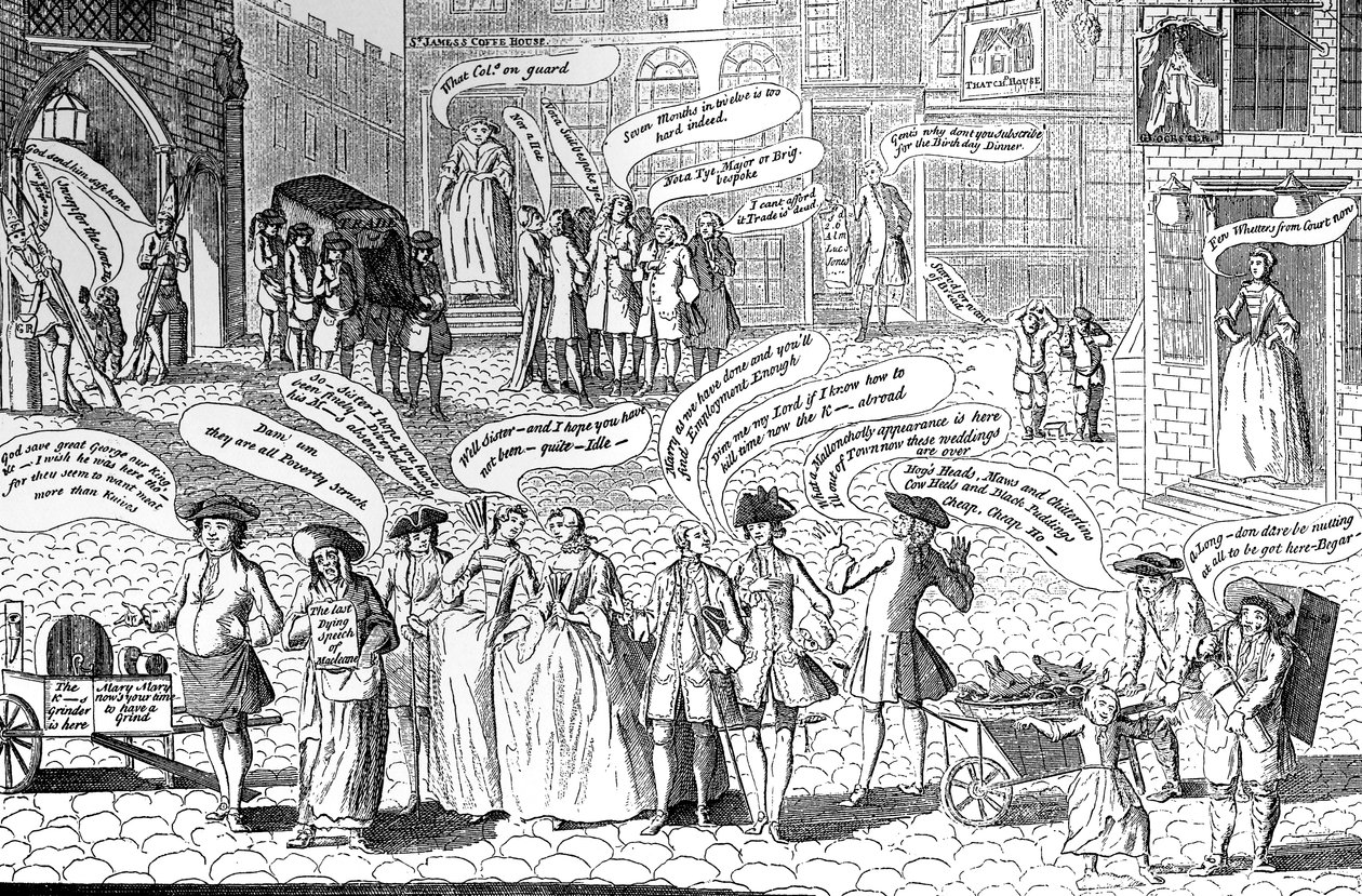 St Jamess i oktober..., 1750 av Unbekannt