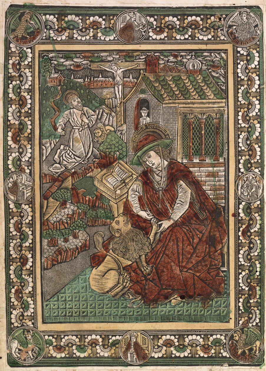 St. Hieronymus, 1460-1470. av Unbekannt