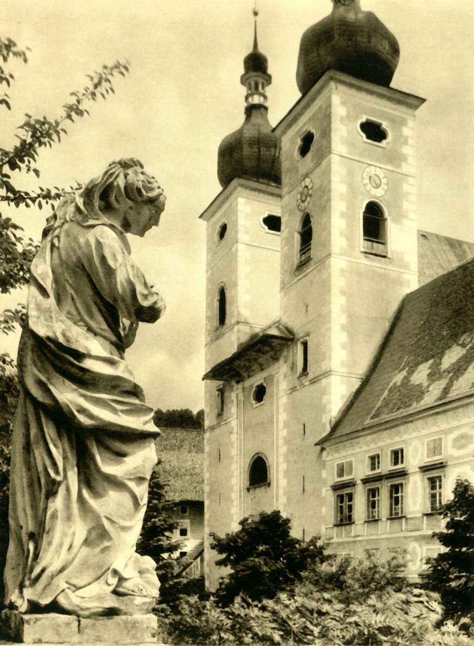 St Lambrechts Abbey, Sankt Lambrecht, Steiermark, Østerrike, c1935. av Unbekannt