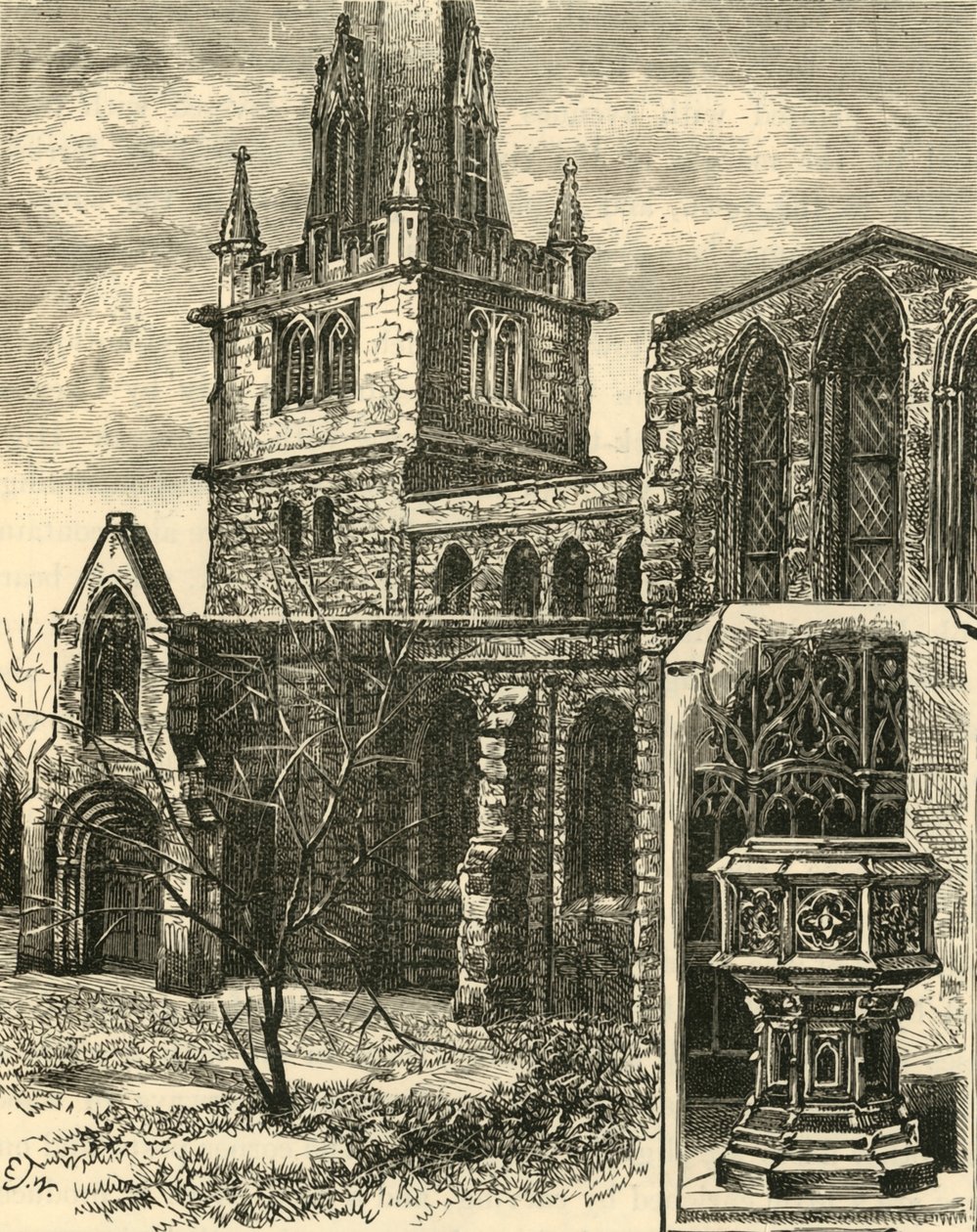 St. Marys stasjon. Fonten, 1898. av Unbekannt