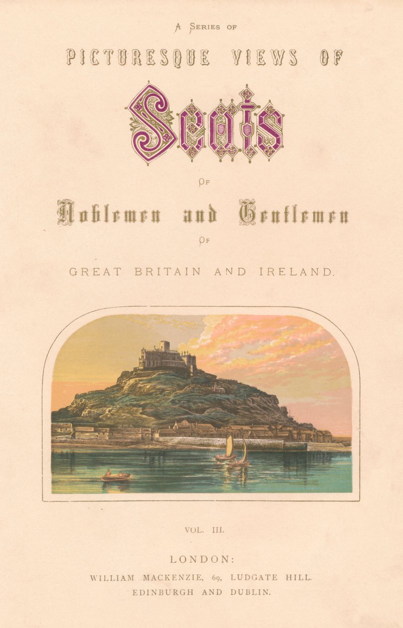 St Michaels Mount, c1880. av Unbekannt
