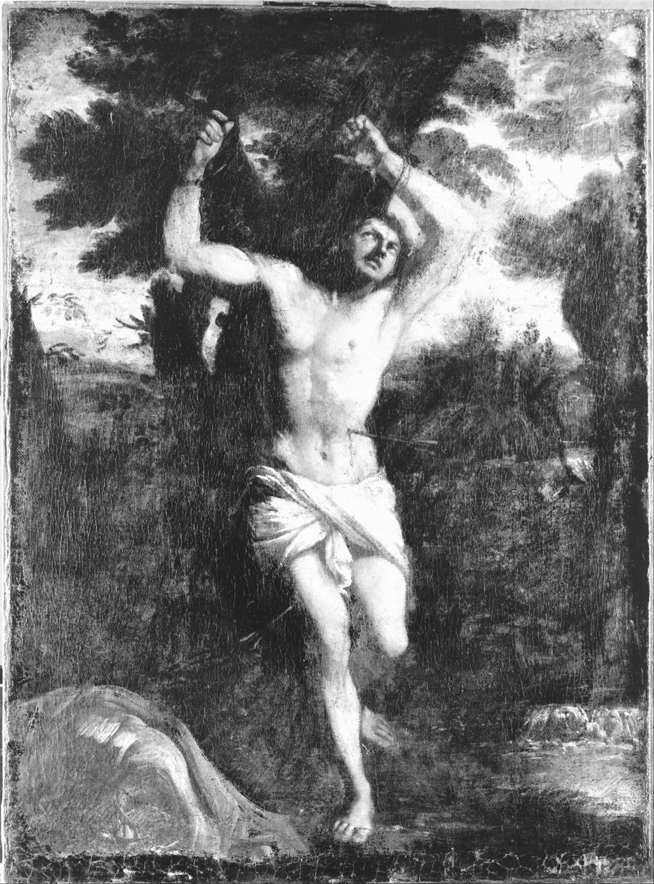 St Sebastian av Unbekannt