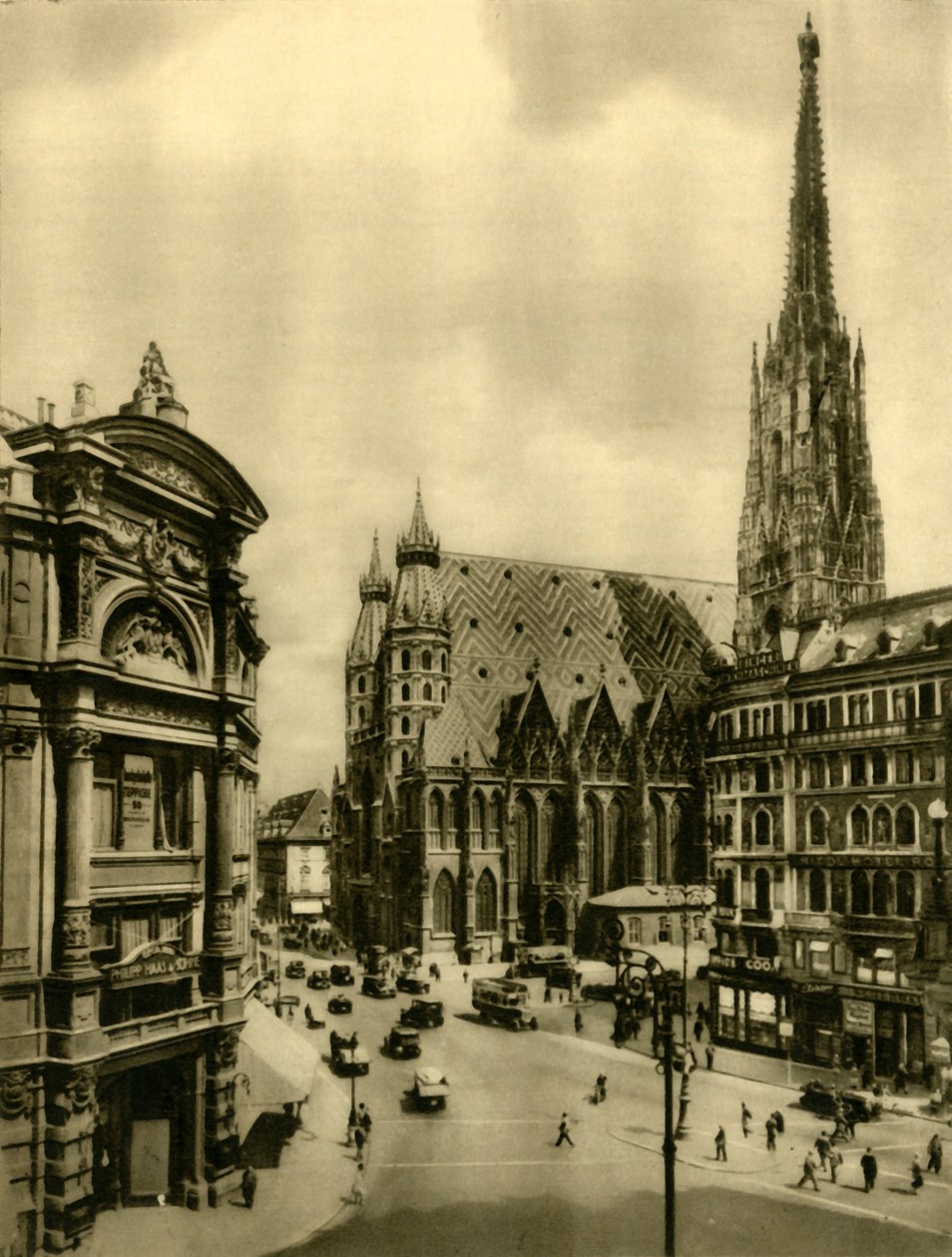 St Stephens Cathedral, Wien, Østerrike, c1935. av Unbekannt