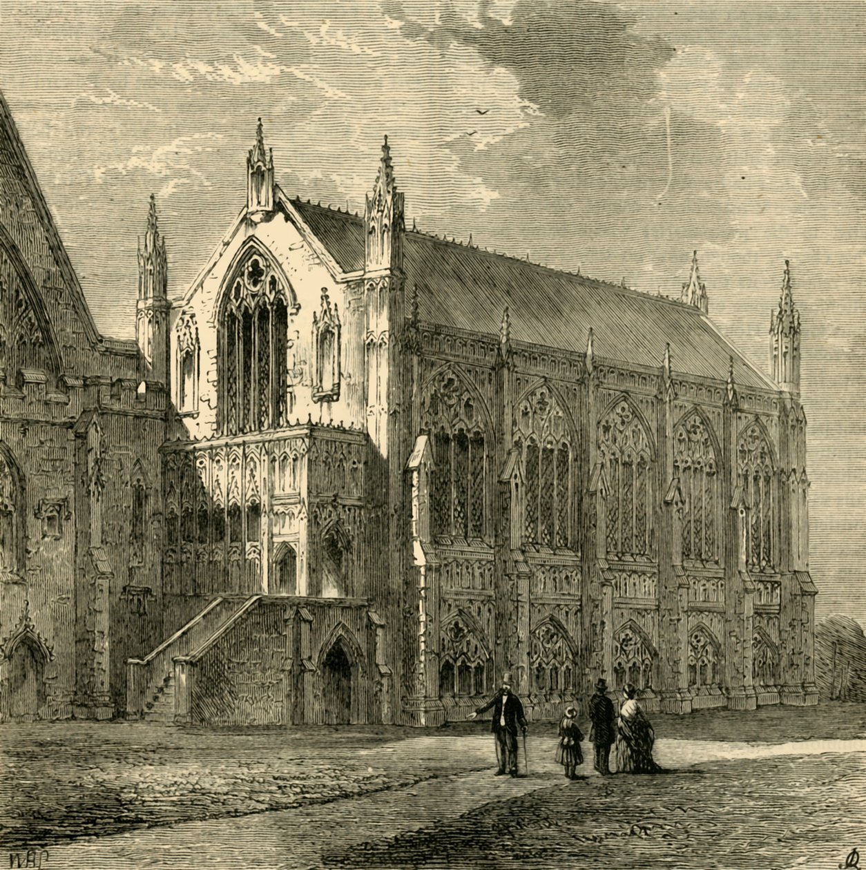 St. Stephens kapell, 1830, 1881. av Unbekannt