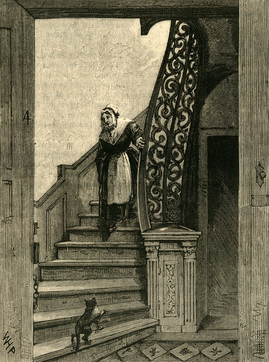 Trapp i Southampton House, c1872. av Unbekannt