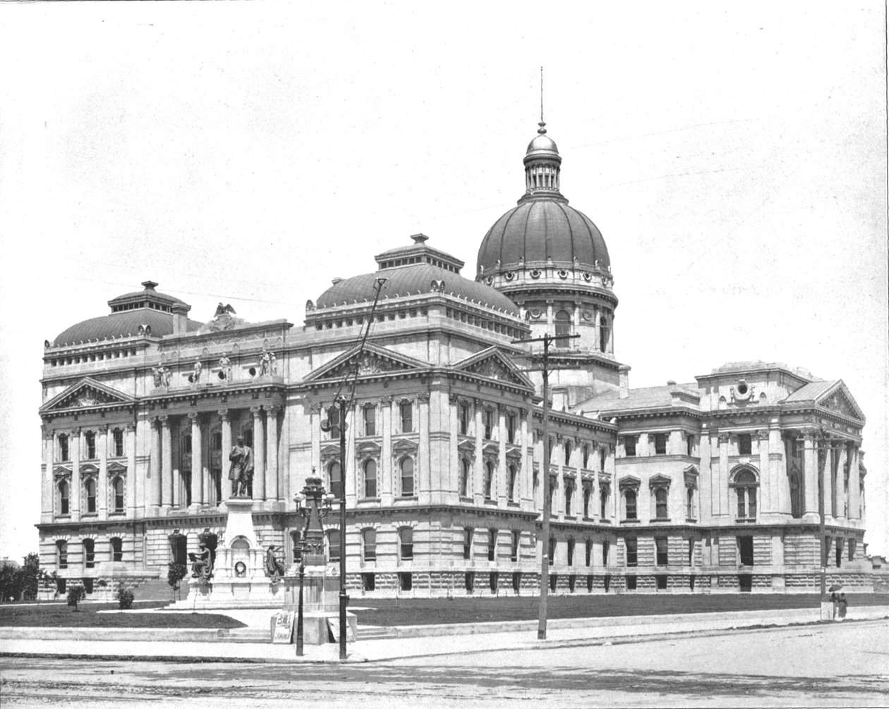 State Capitol, Indianapolis, Indiana, USA, c1900. av Unbekannt
