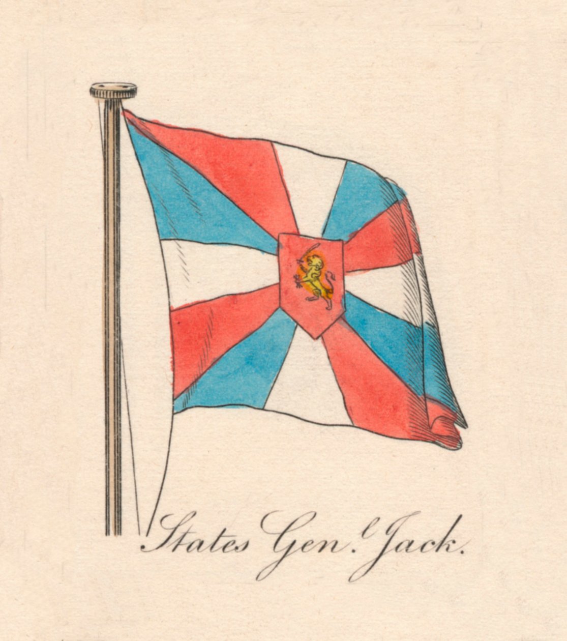 Statens general Jack, 1838 av Unbekannt