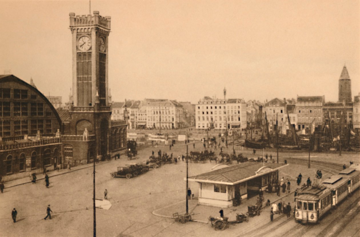 Stasjonssted, c1928 av Unbekannt