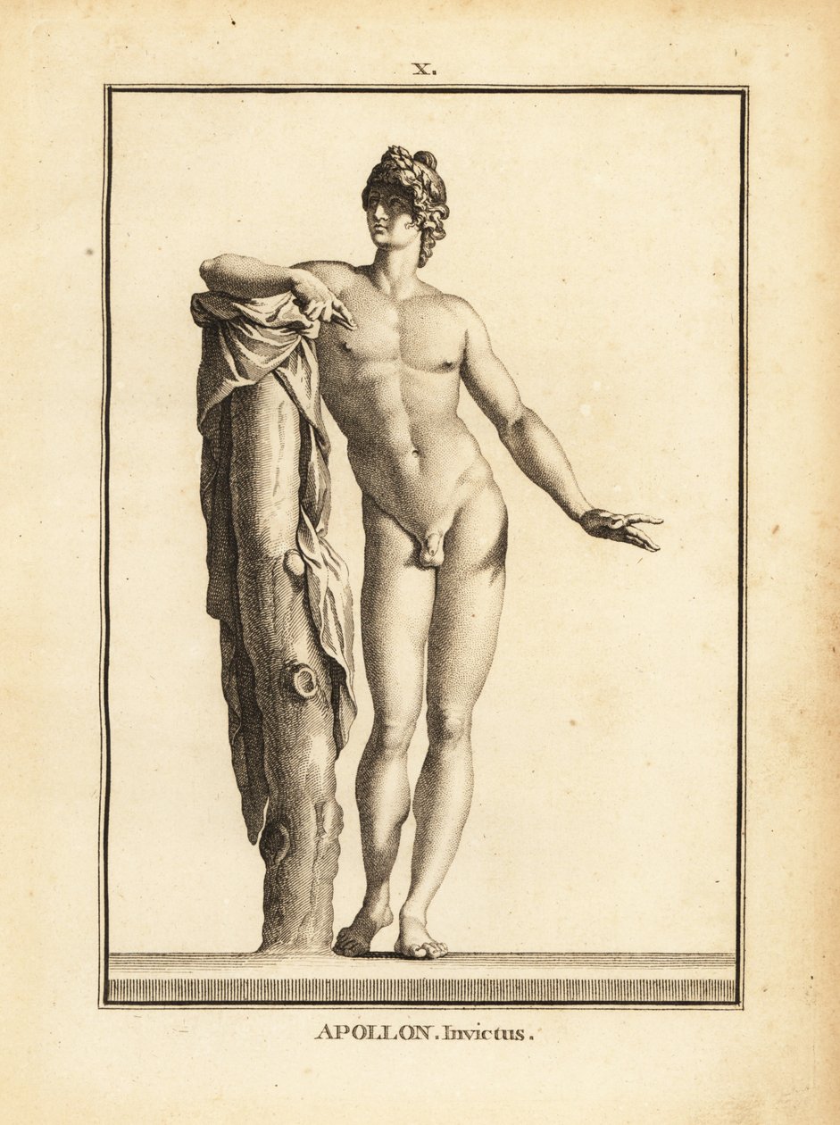 Statue av Apollo Invictus av Unbekannt