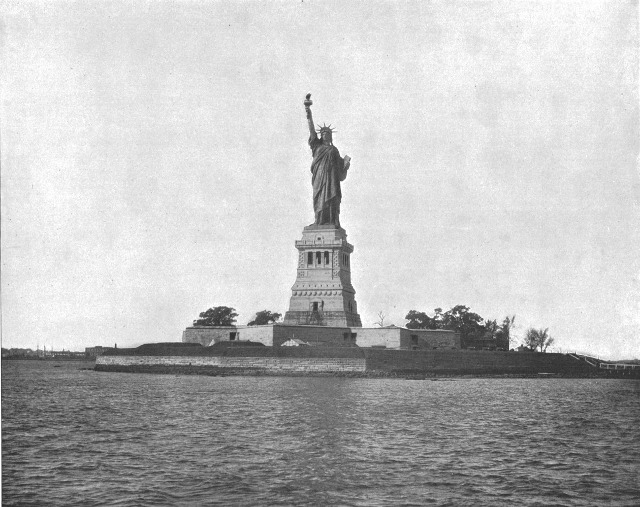Frihetsgudinnen, New York, USA, ca 1900. av Unbekannt