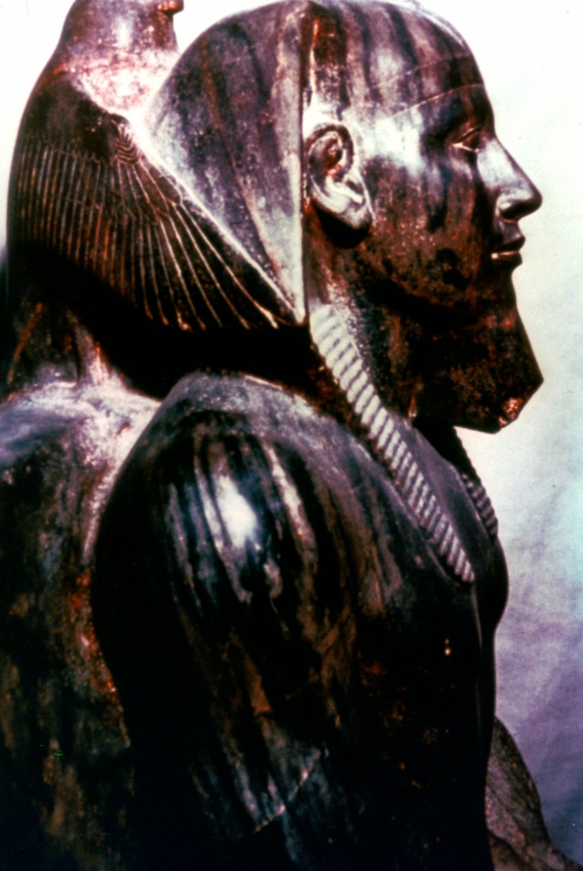 Statue av farao, Egypt, 4. dynasti av Unbekannt