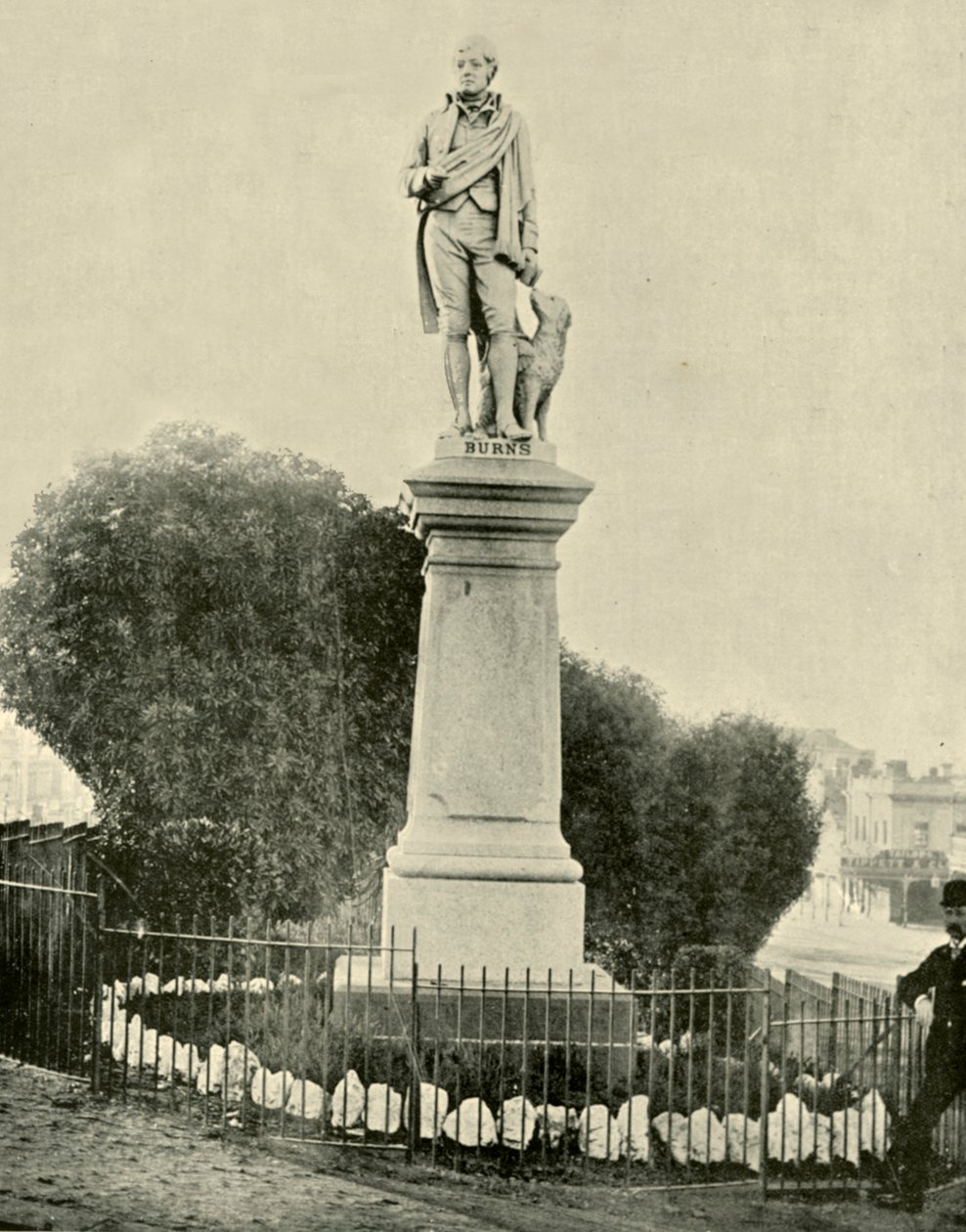 Statue av Robert Burns, Ballarat, 1901. av Unbekannt