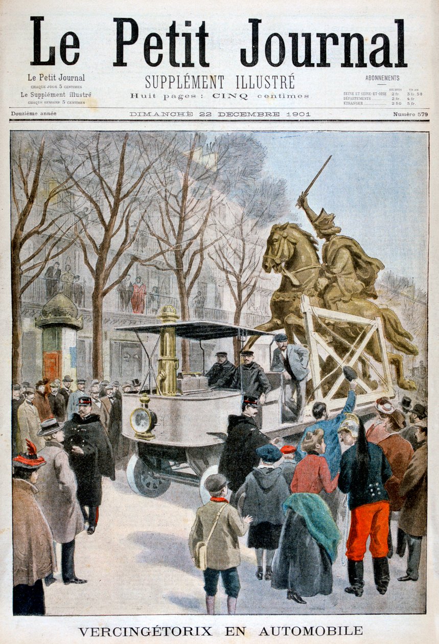 Statue av Vercingetorix i transitt, Frankrike 1901 av Unbekannt