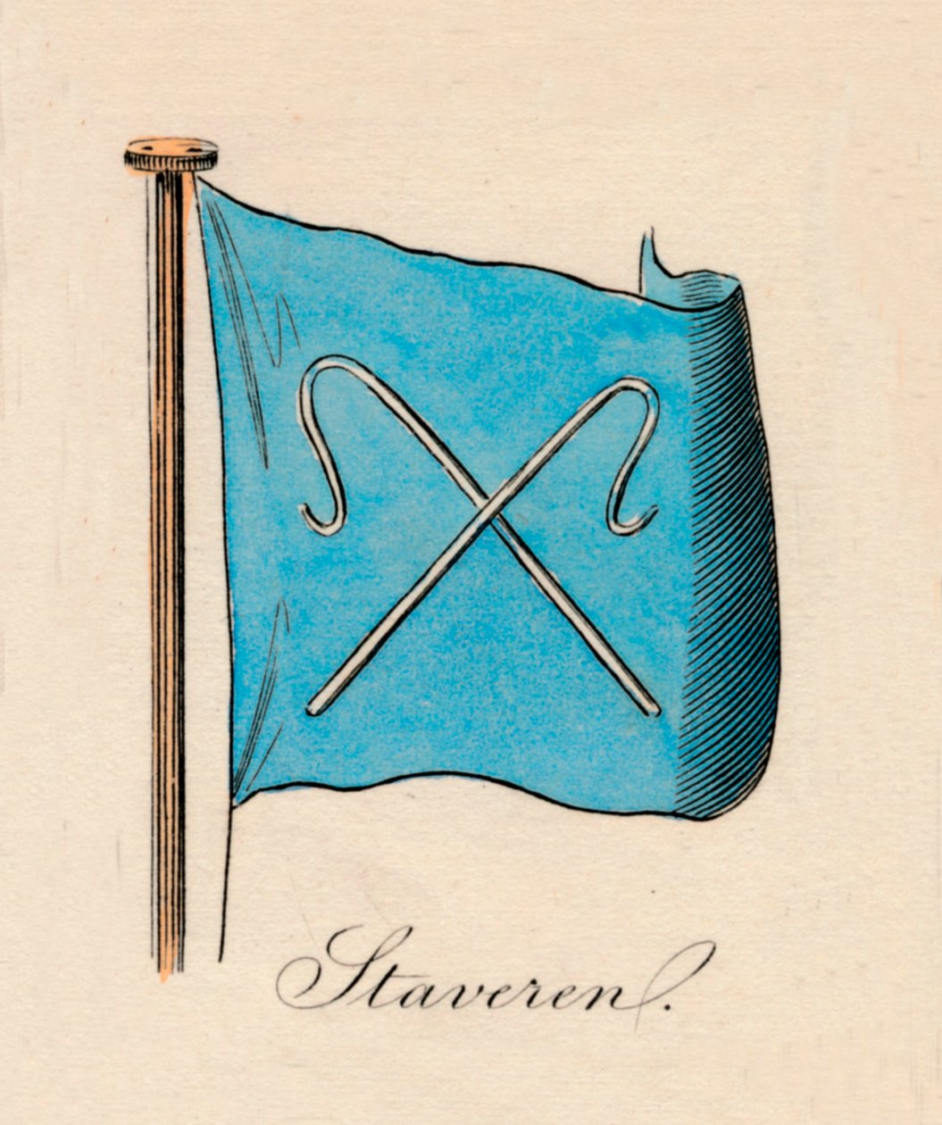 Staveren, 1838 av Unbekannt