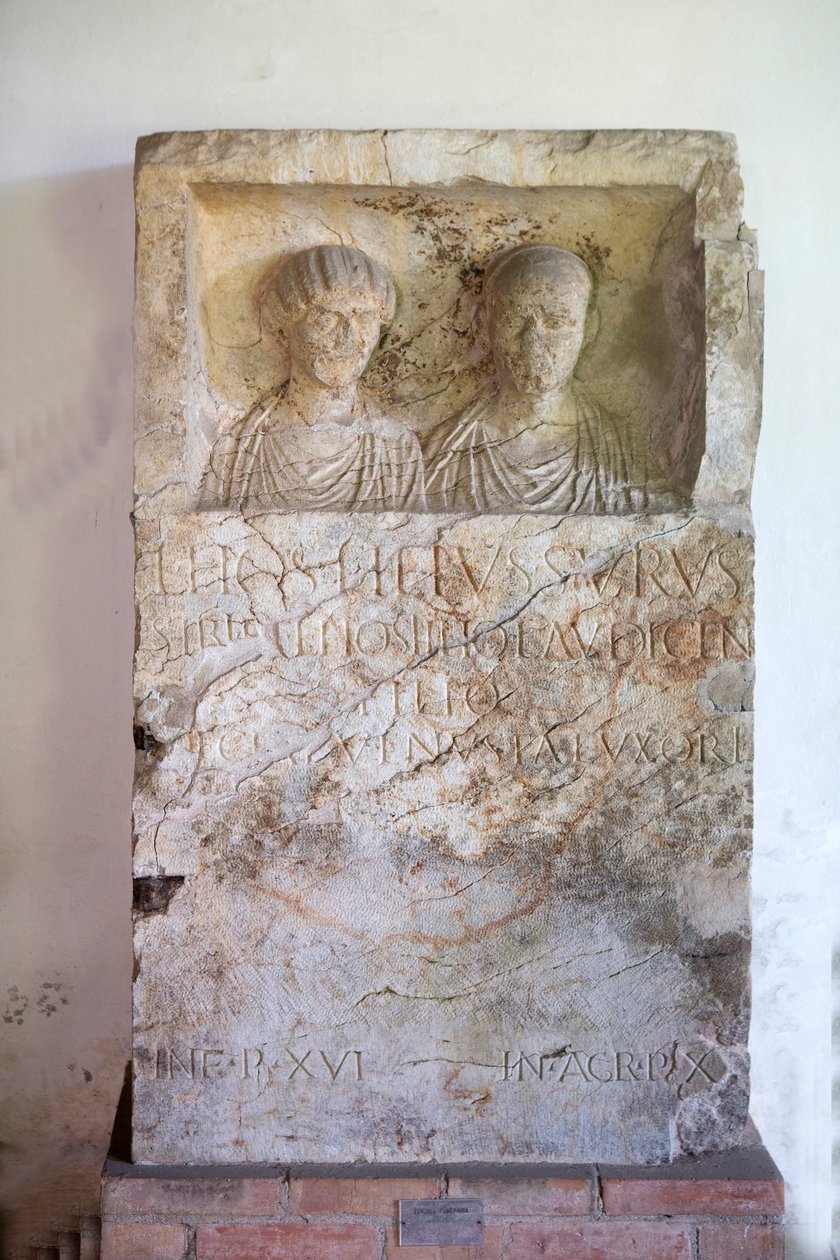 Stele, Lucio Ostillio Siro, 1. årh av Unbekannt