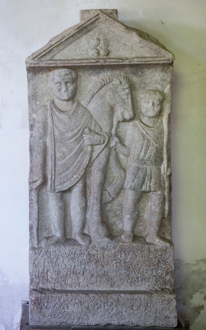 Stele, Valerio Alucenzio, stein, 3. århundre. av Unbekannt