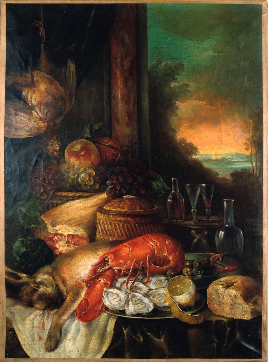 Stilleben, 1800-tallet av Unbekannt