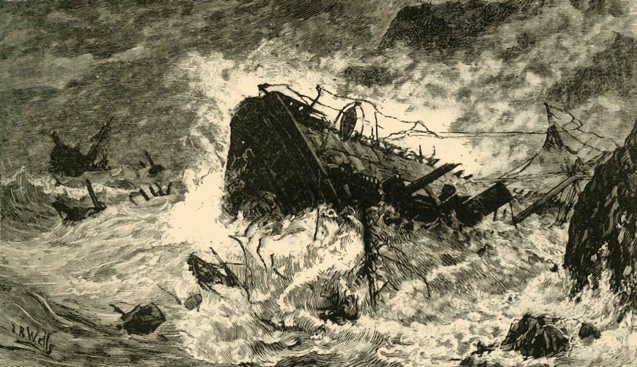 Storm utenfor Balaclava, 1890. av Unbekannt